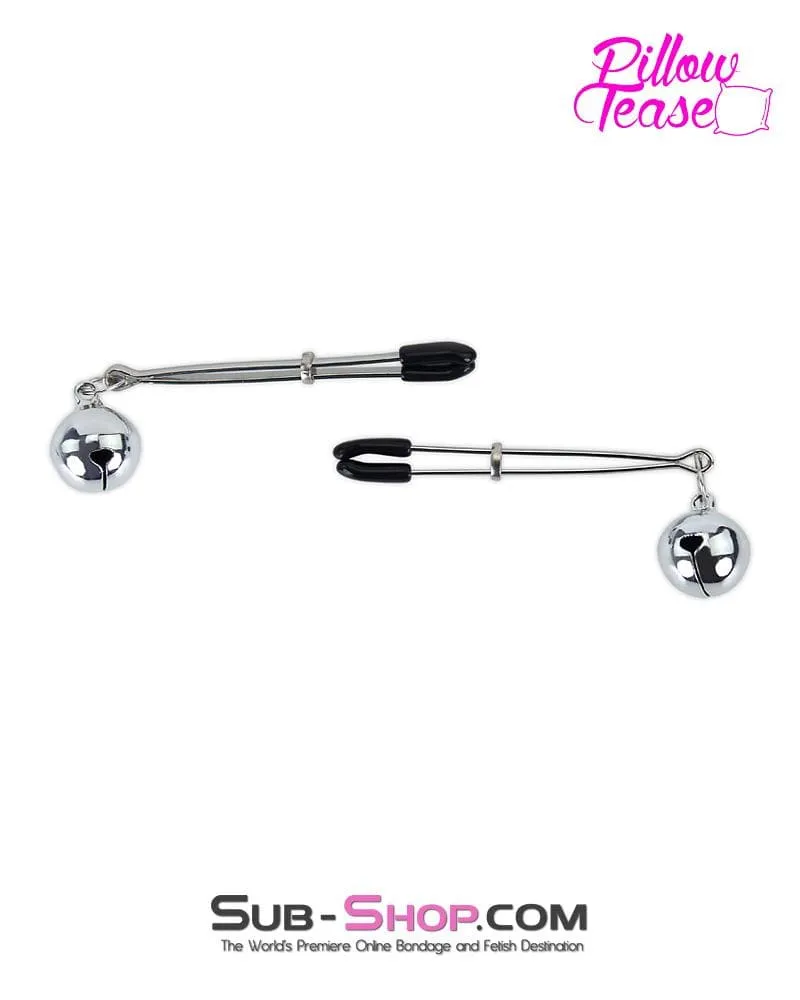 0174MQ      Belle of the Balls Tweezer Clamps with Jingle Bells