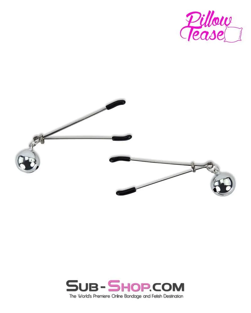 0174MQ      Belle of the Balls Tweezer Clamps with Jingle Bells