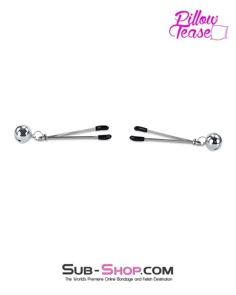 0174MQ      Belle of the Balls Tweezer Clamps with Jingle Bells