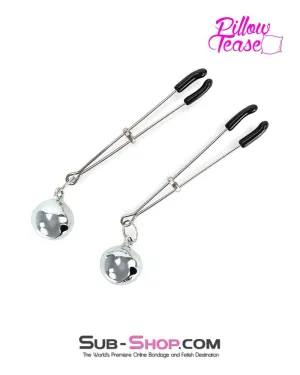 0174MQ      Belle of the Balls Tweezer Clamps with Jingle Bells