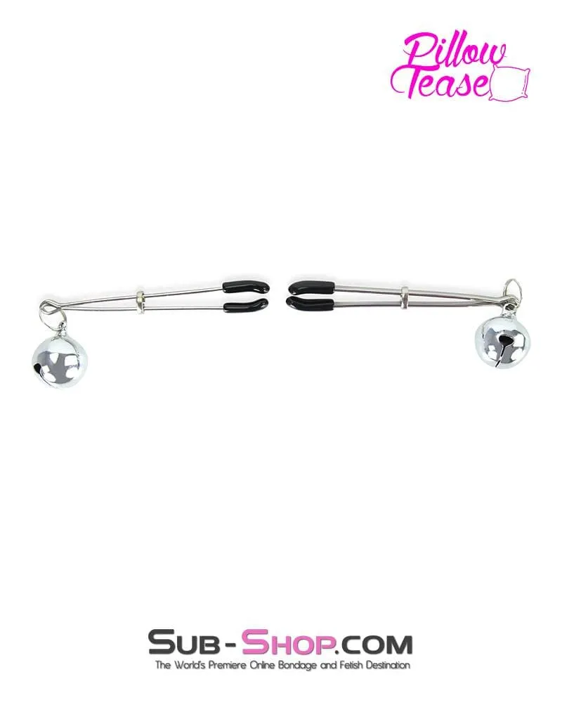 0174MQ      Belle of the Balls Tweezer Clamps with Jingle Bells