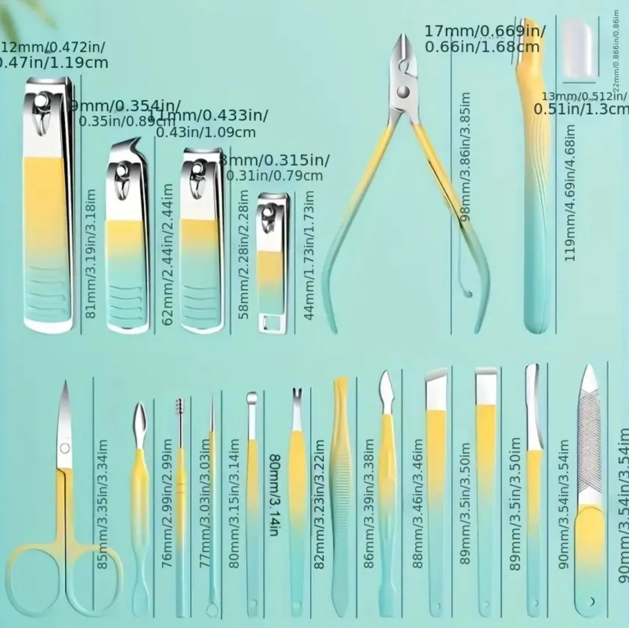 18pc Nail Clipper Set