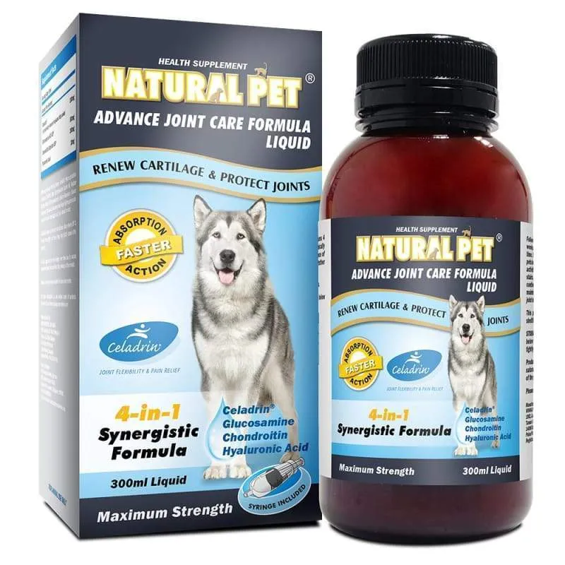20% OFF Natural Pet Advance Joint Care Formula 60 Tablet / Liquid 300ml