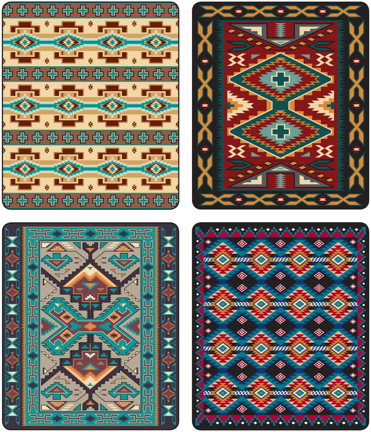 4 Queen Size Luxury Plush Blankets. Only $26 ea.!