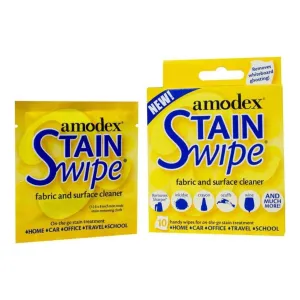 Amodex Stain Swipe Surface Cleaner Towelettes 10/Pkg