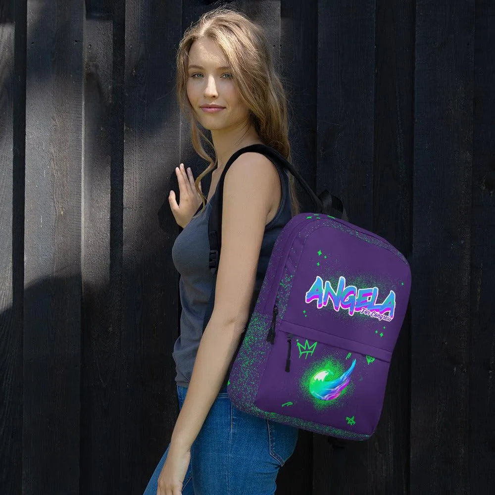 Angela For Congress Backpack by Proud Libertarian