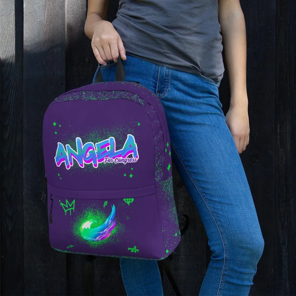 Angela For Congress Backpack by Proud Libertarian