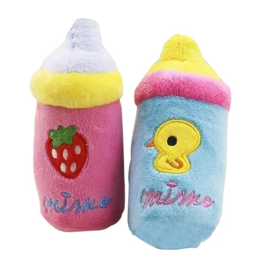Bottle Plush Squeaky Toys