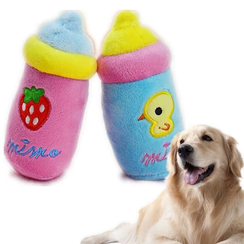 Bottle Plush Squeaky Toys