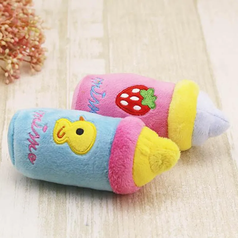 Bottle Plush Squeaky Toys