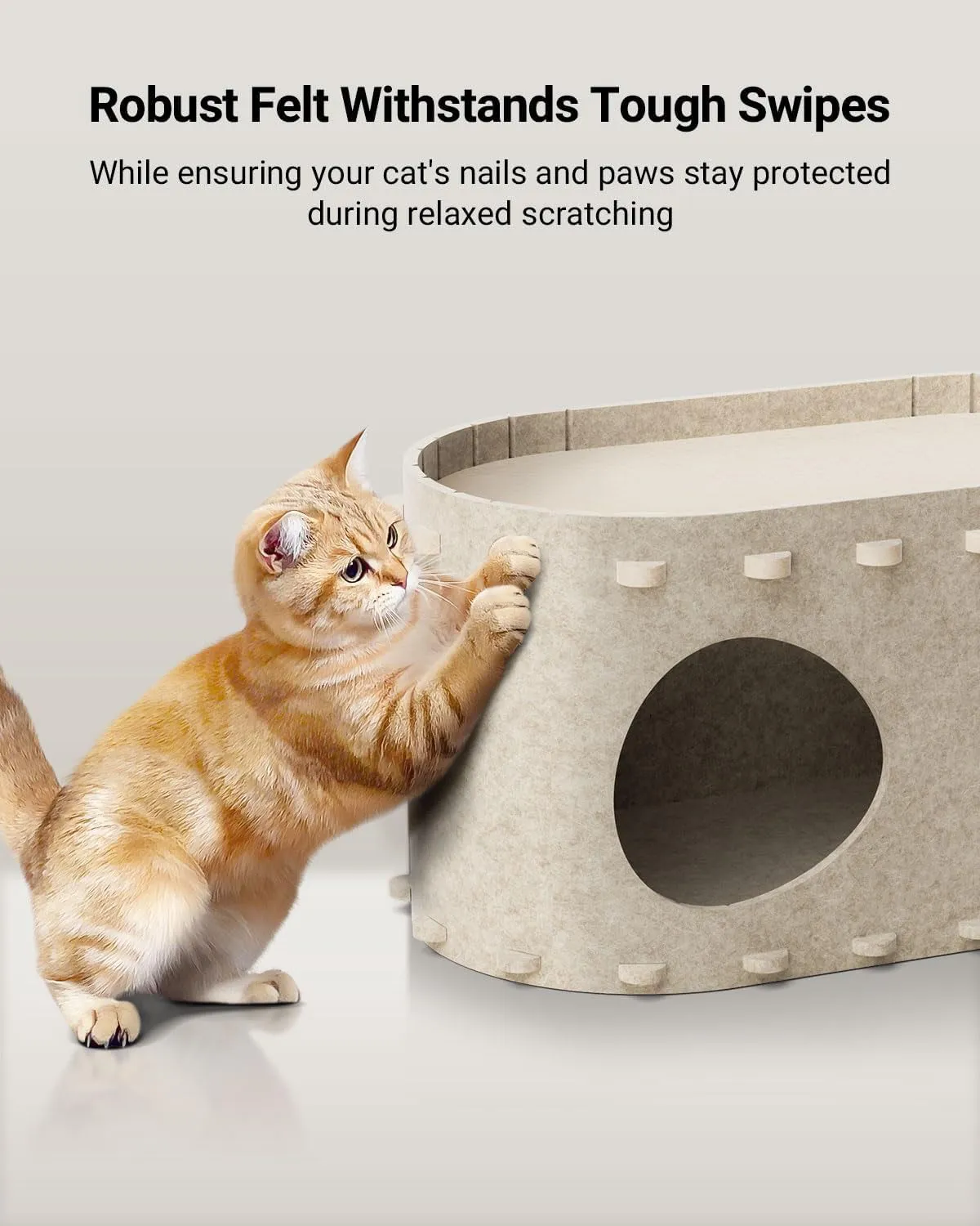 Cat House For Indoor Cats Cat Bed Cave For Multiple Scratch