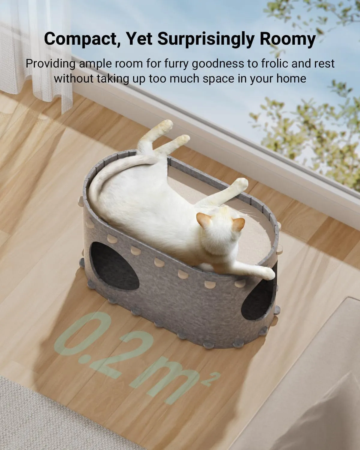 Cat House For Indoor Cats Cat Bed Cave For Multiple Scratch