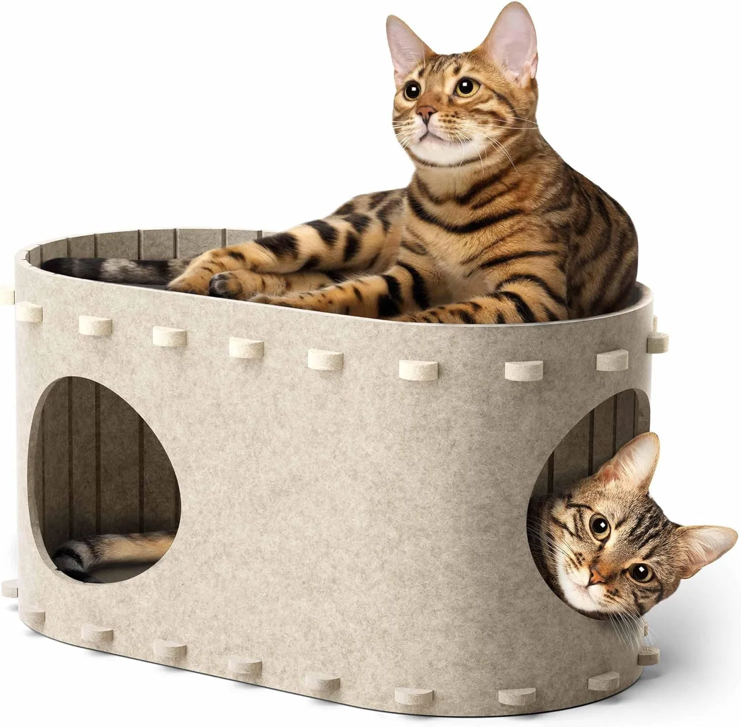 Cat House For Indoor Cats Cat Bed Cave For Multiple Scratch