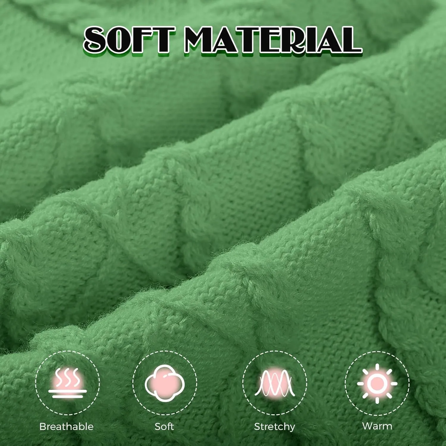 Dog Sweaters for Small Large Dogs Girl, Soft Warm Pup Dogs Shirt, Turtleneck Dog Sweaters for Medium Large Dogs, Double Knitting Collar for Outdoor Playing, Warm Dog Clothes (XL,Green)