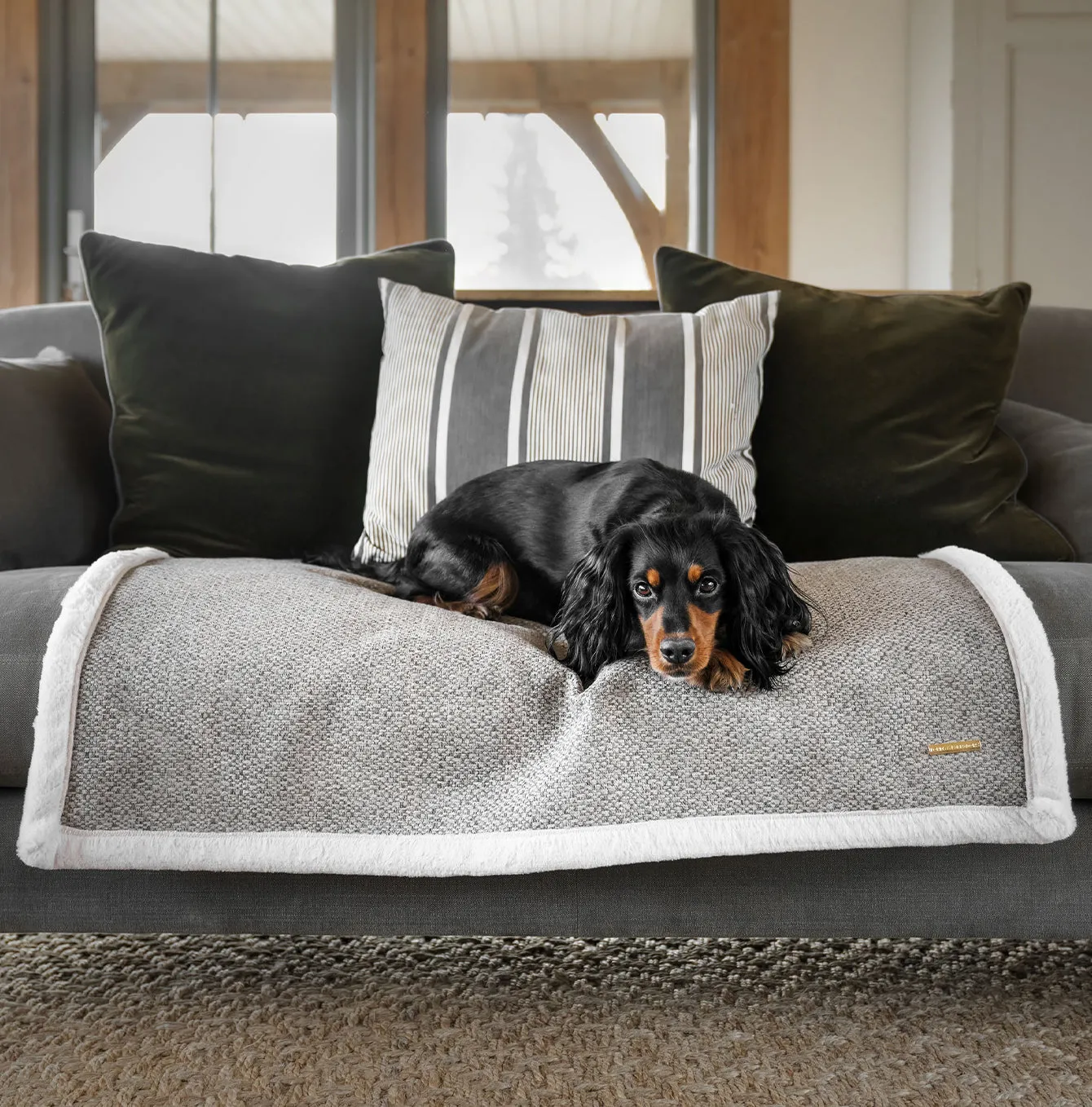 Essentials Herdwick Blanket in Pebble by Lords & Labradors