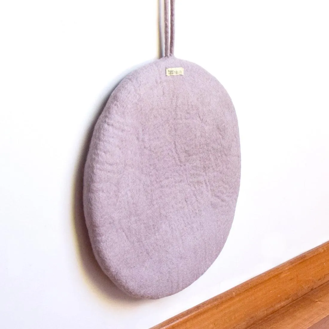 Felt and Jute Cat Scratcher - Blush Mauve