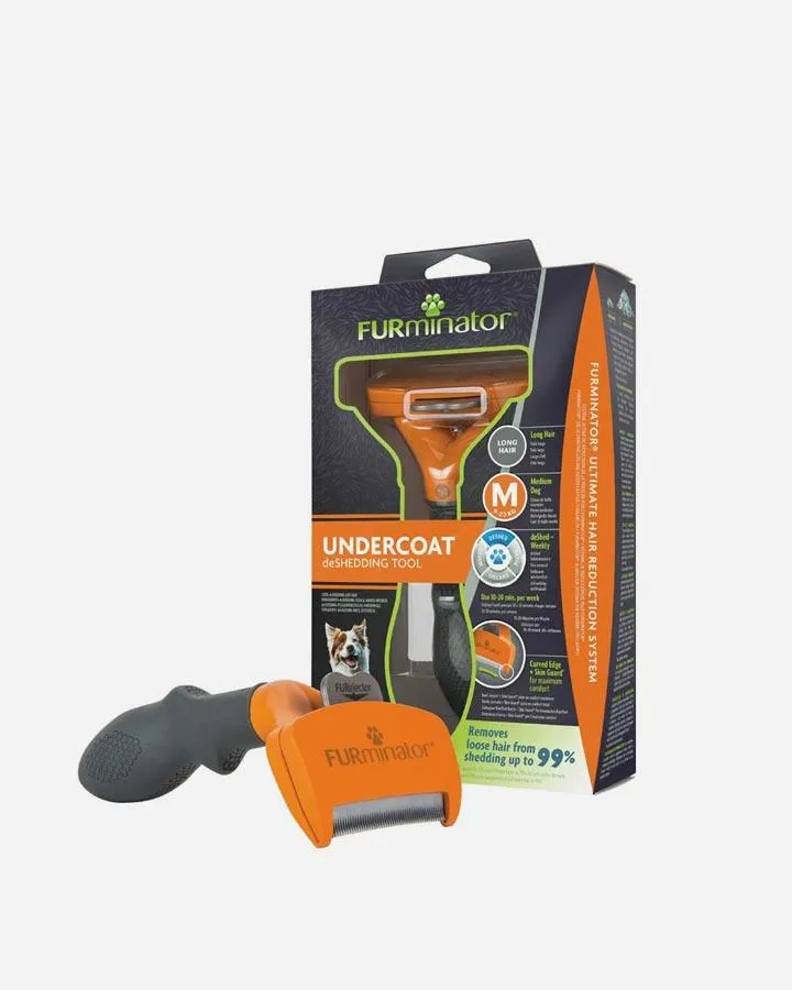 FURminator Long Hair Deshedding Tool - Reduce shedding up to 99% (4 sizes)