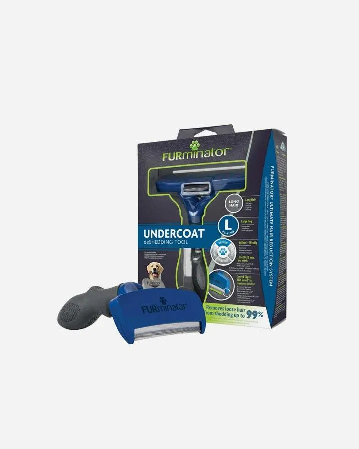 FURminator Long Hair Deshedding Tool - Reduce shedding up to 99% (4 sizes)