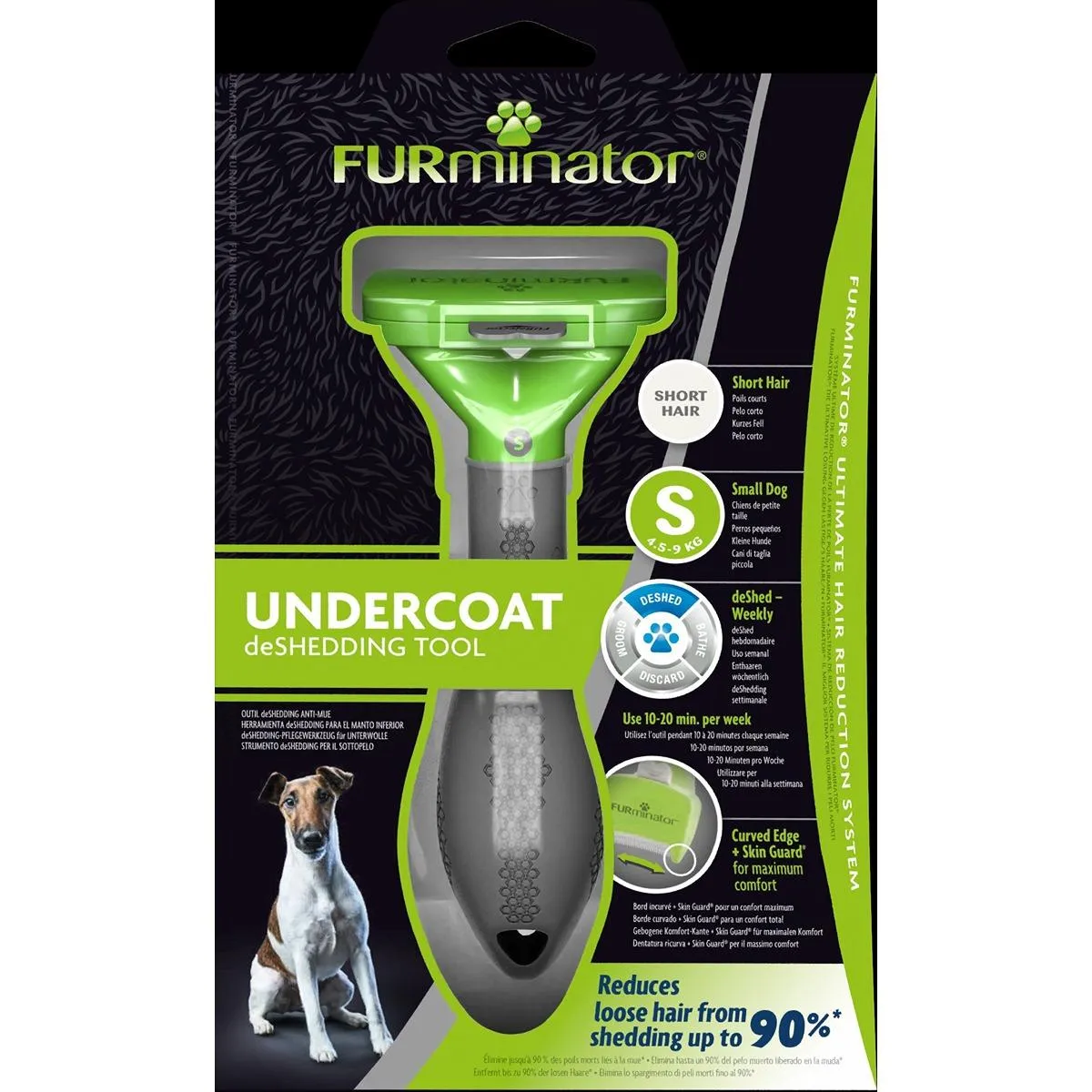 FURminator Short Hair deShedding Tool for Dogs