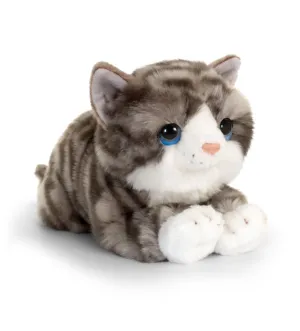 Keel Toys 32cm Signature Cuddle Kitten Cat - Grey