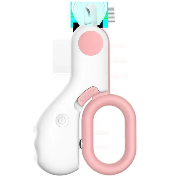 LED Illuminating Mini Dog/Cat Nail Trimmer- Lights up Wick in Nail !