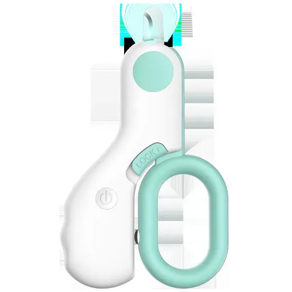 LED Illuminating Mini Dog/Cat Nail Trimmer- Lights up Wick in Nail !