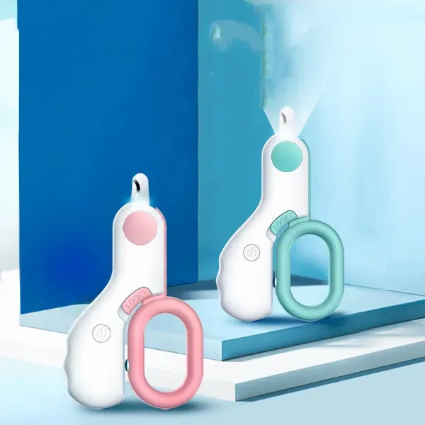 LED Illuminating Mini Dog/Cat Nail Trimmer- Lights up Wick in Nail !