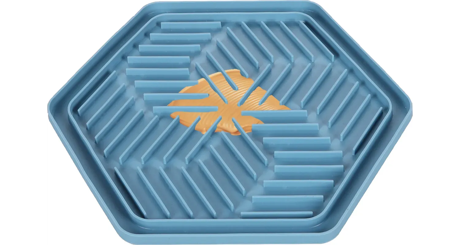 LICK PAD BEAN HEXAGON MULTIPLE COLOURS