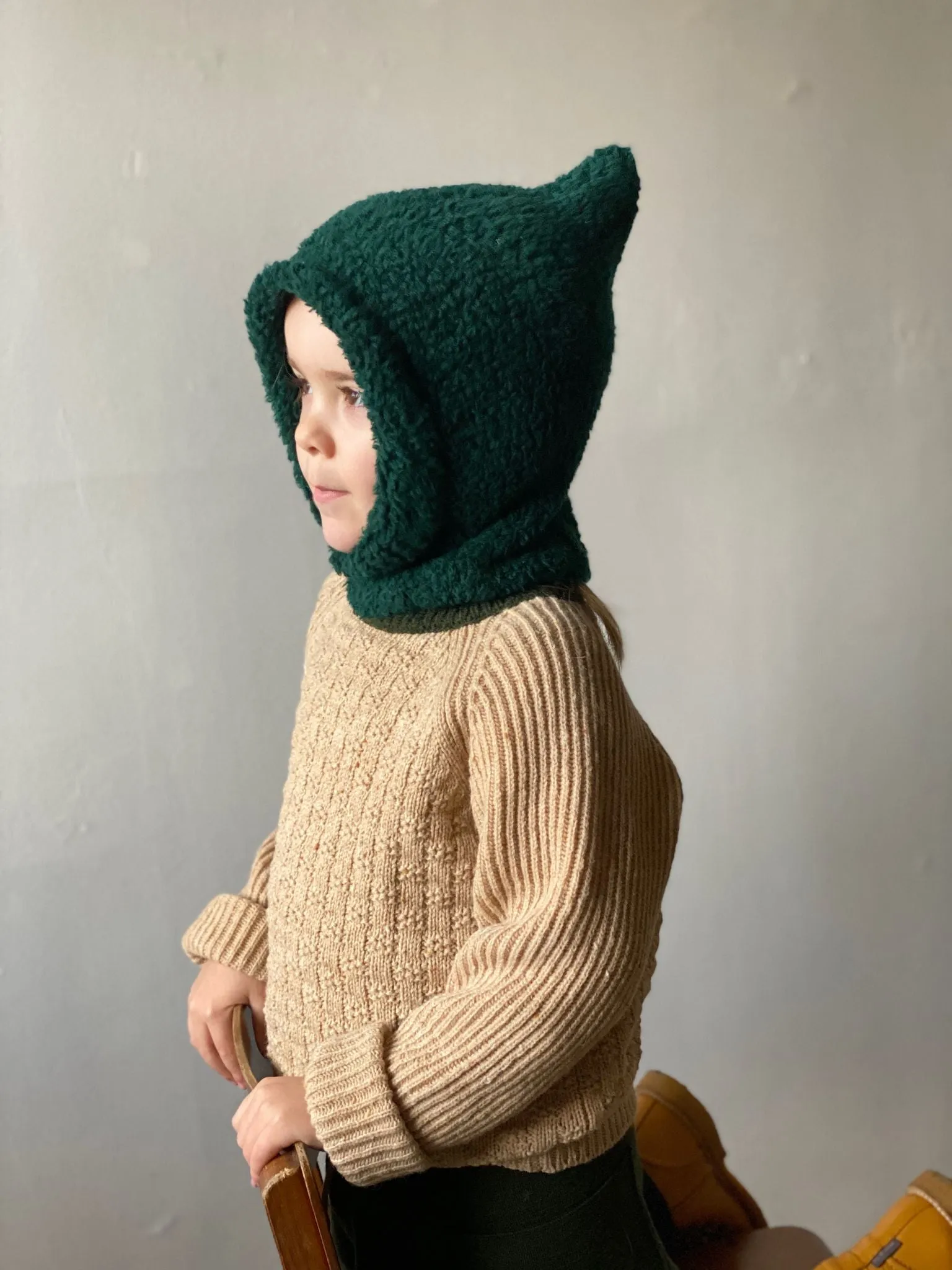 Mabli Takenoko Pullover - Vintage Cream / Juniper