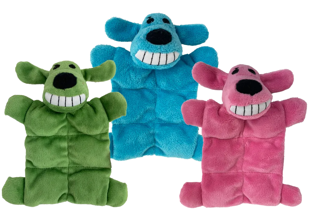 Mini Loofa Squeaker Mat - 6.5" Dog Toy
