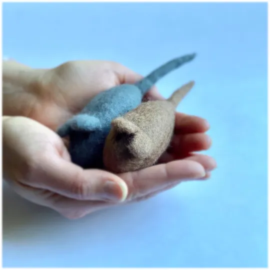 MOUSE Wool Cat Toy | Kitten Toy