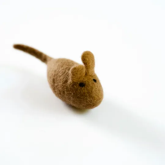 MOUSE Wool Cat Toy | Kitten Toy