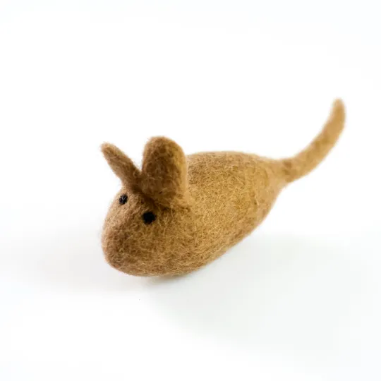MOUSE Wool Cat Toy | Kitten Toy