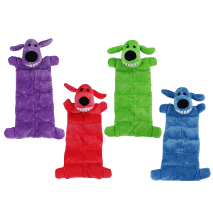 Multipet Loofa Dog Squeaker Mat Assorted Dog Toy