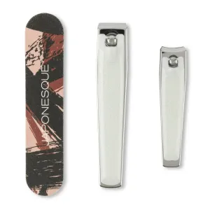 Natural Shimmer Nail Clipper   Salon Board Set
