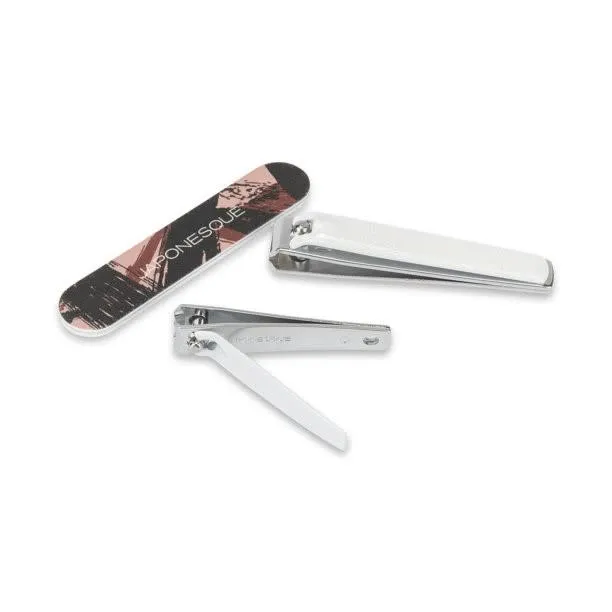 Natural Shimmer Nail Clipper   Salon Board Set