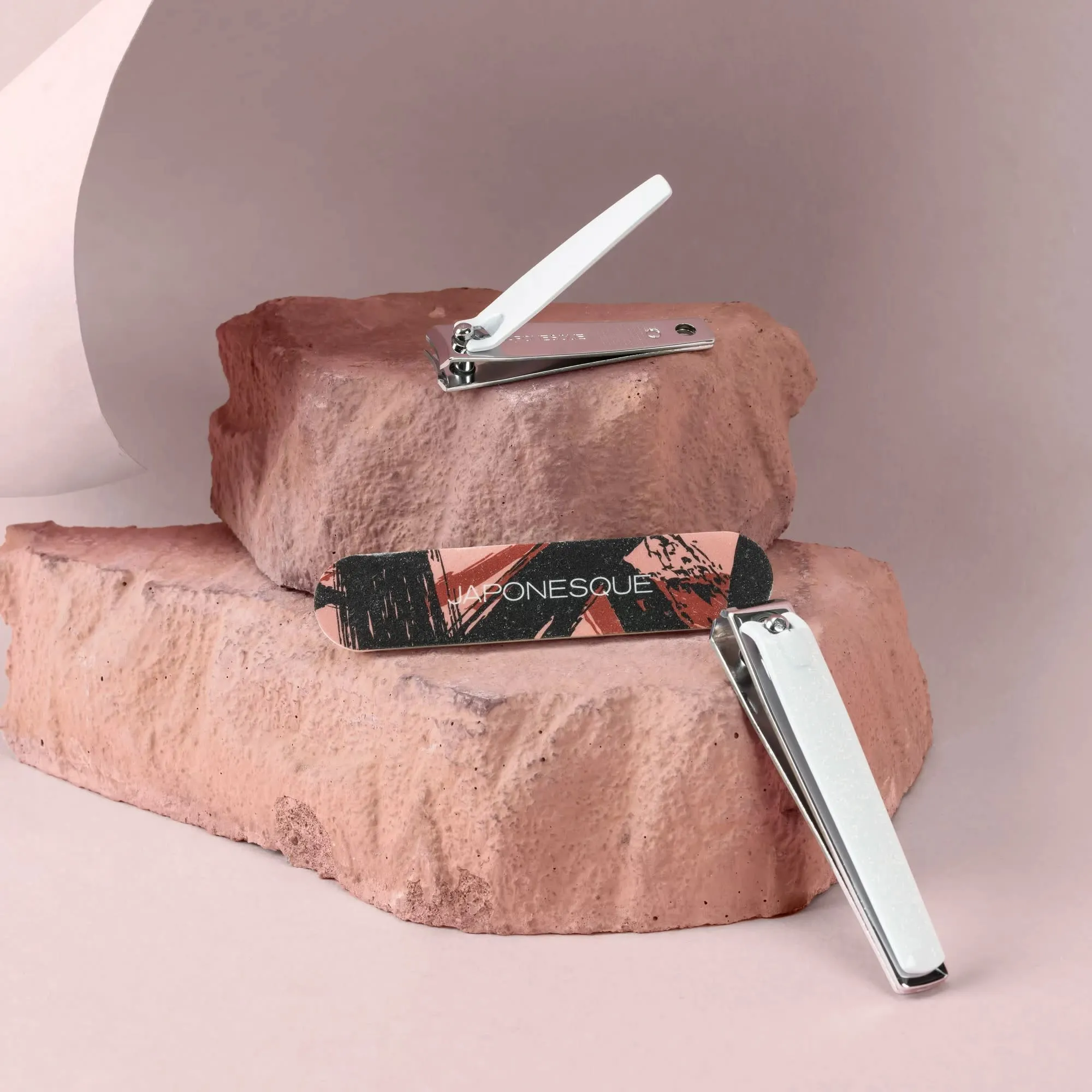 Natural Shimmer Nail Clipper   Salon Board Set