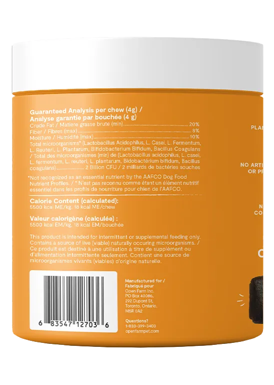 OPEN FARM SUPPLEMENT CHEWS