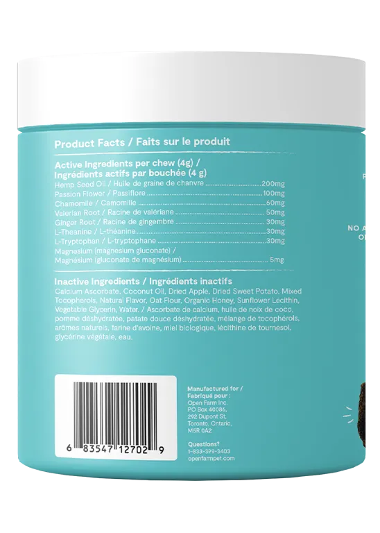 OPEN FARM SUPPLEMENT CHEWS