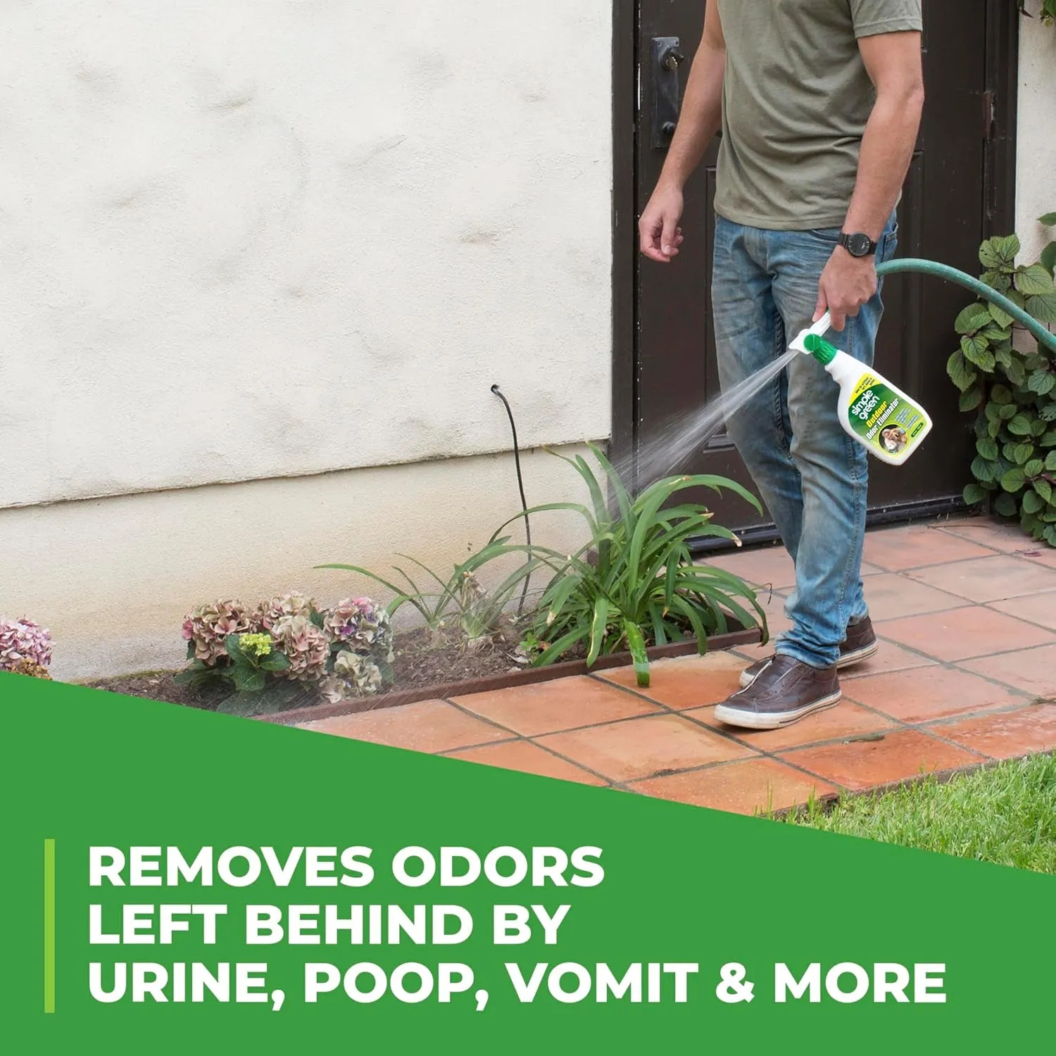 Outdoor Odor Eliminator for Pets, Dogs, 1 Gallon Refill - Ideal for Artificial Lawns & Patio, Milky White