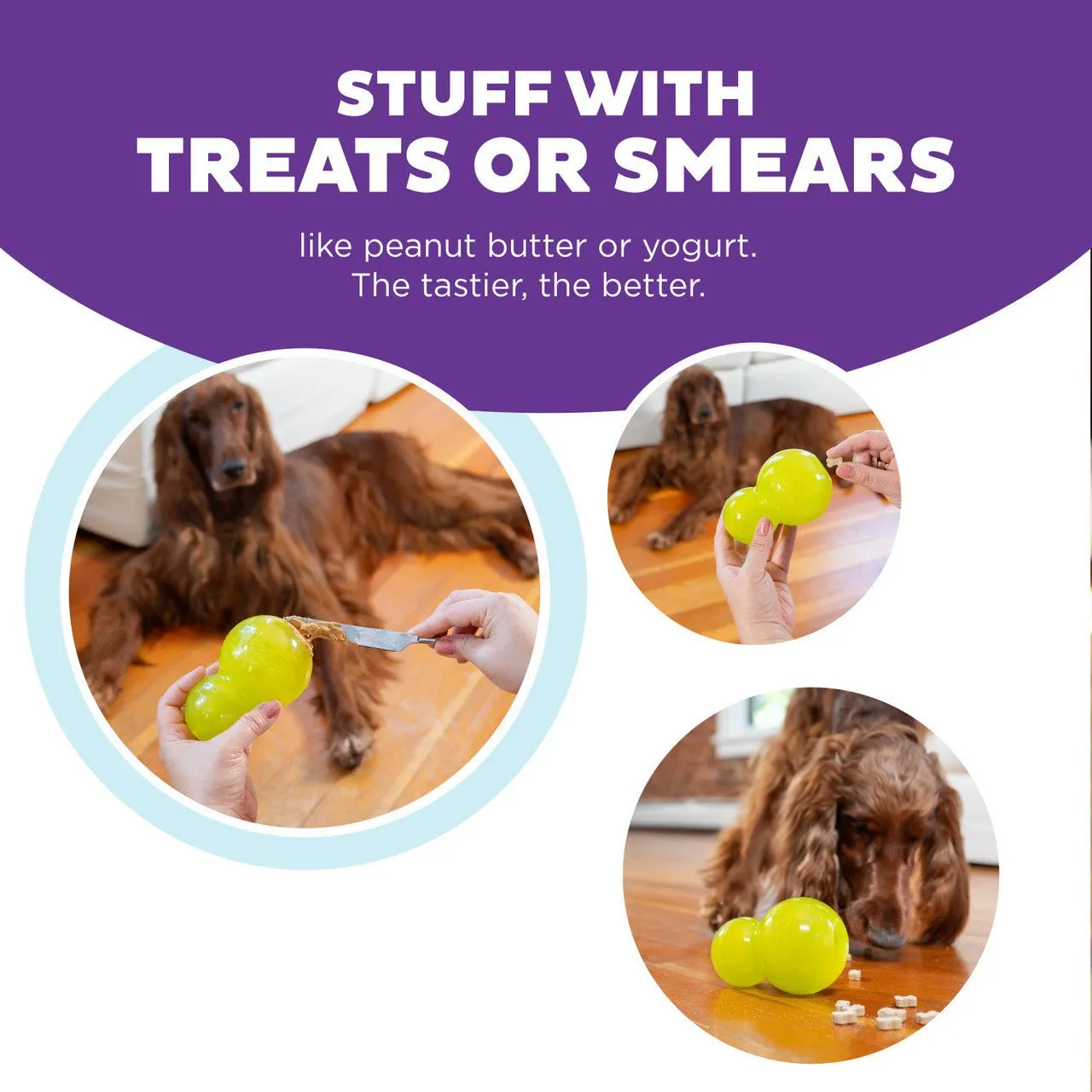Outward Hound Double Tuff Interactive Treat Stuffer