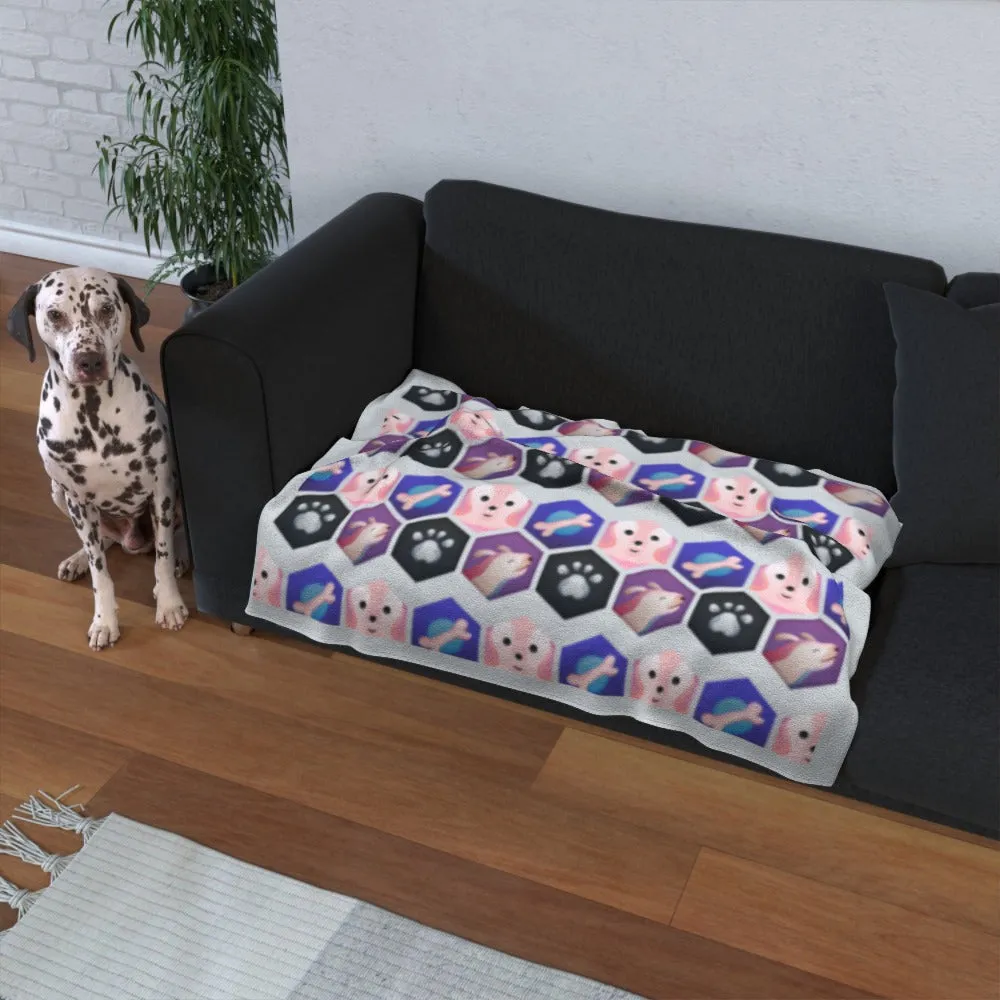 Pet Blanket Throw - My Pets Grey