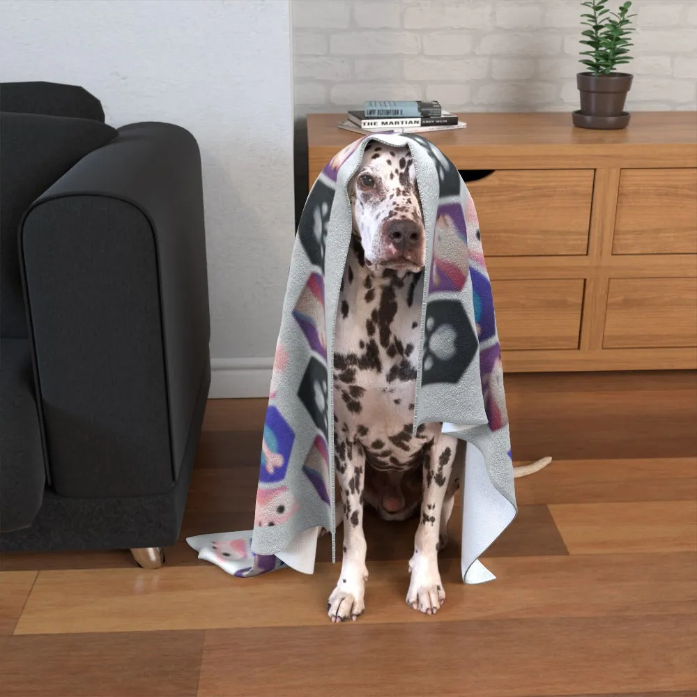 Pet Blanket Throw - My Pets Grey