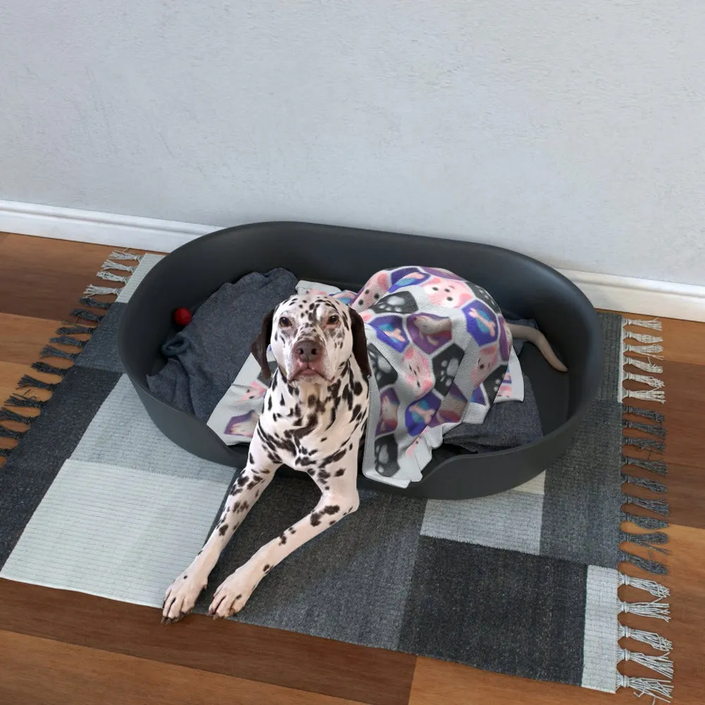 Pet Blanket Throw - My Pets Grey