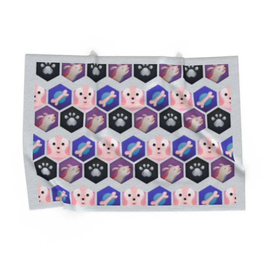 Pet Blanket Throw - My Pets Grey