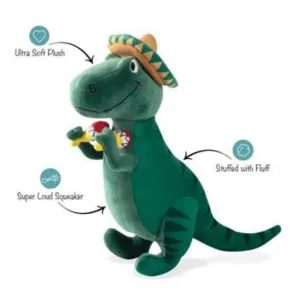 Pet Shop by Fringe Studio T-Mex Rex Plush Dog Toy