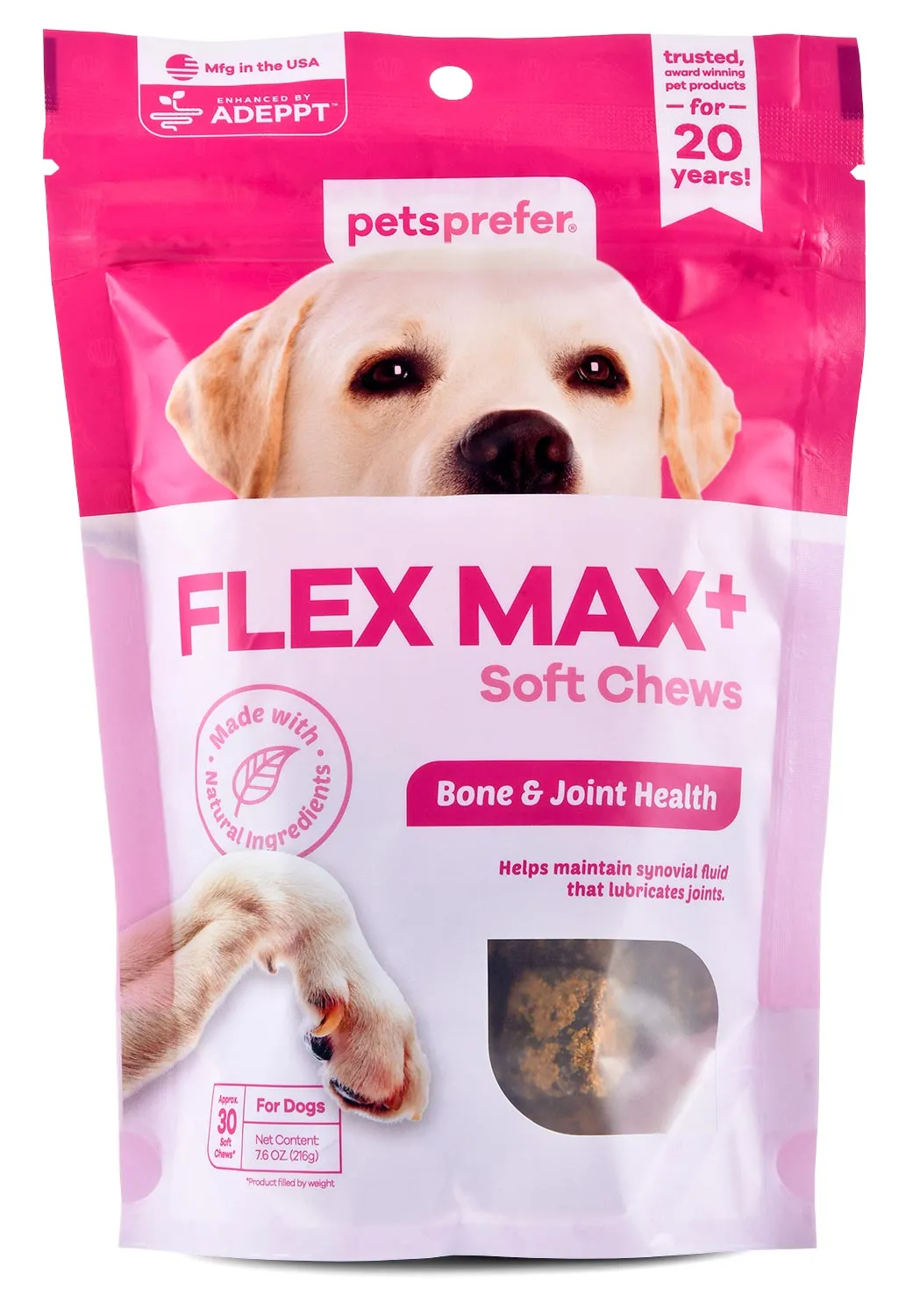 PetsPrefer Flex Max  Soft Chews w/ ADEPPT
