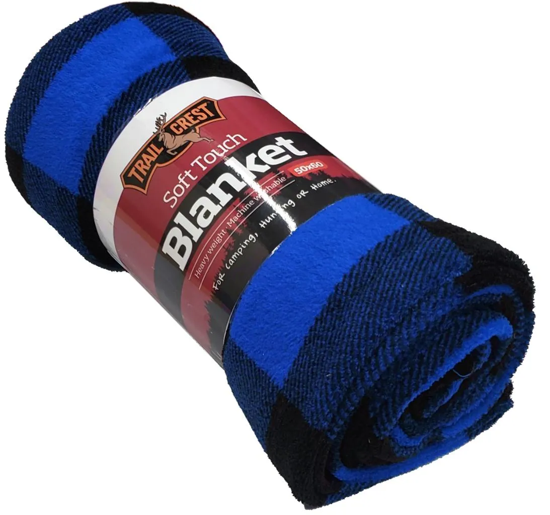 Plaid Coral Fleece Roll Blanket 50x60