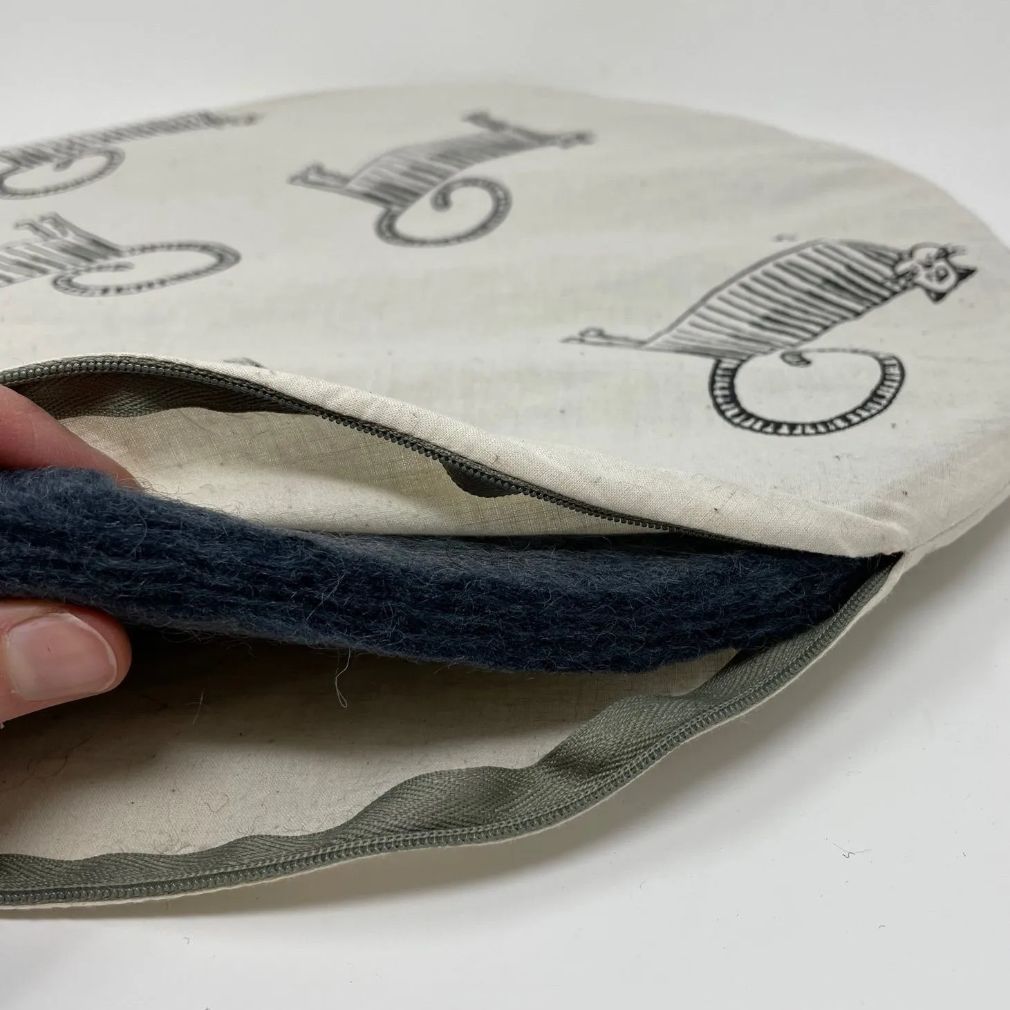 PUMPKIN Wool Cat Cave | Cat Bed