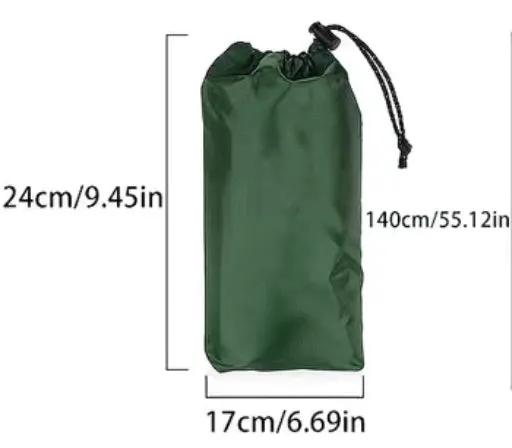 Rain Poncho with carrying bag- $9.99